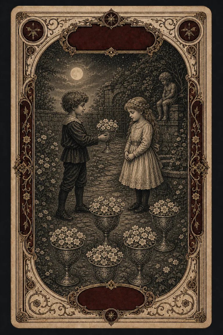 SIX OF CUPS tarot card