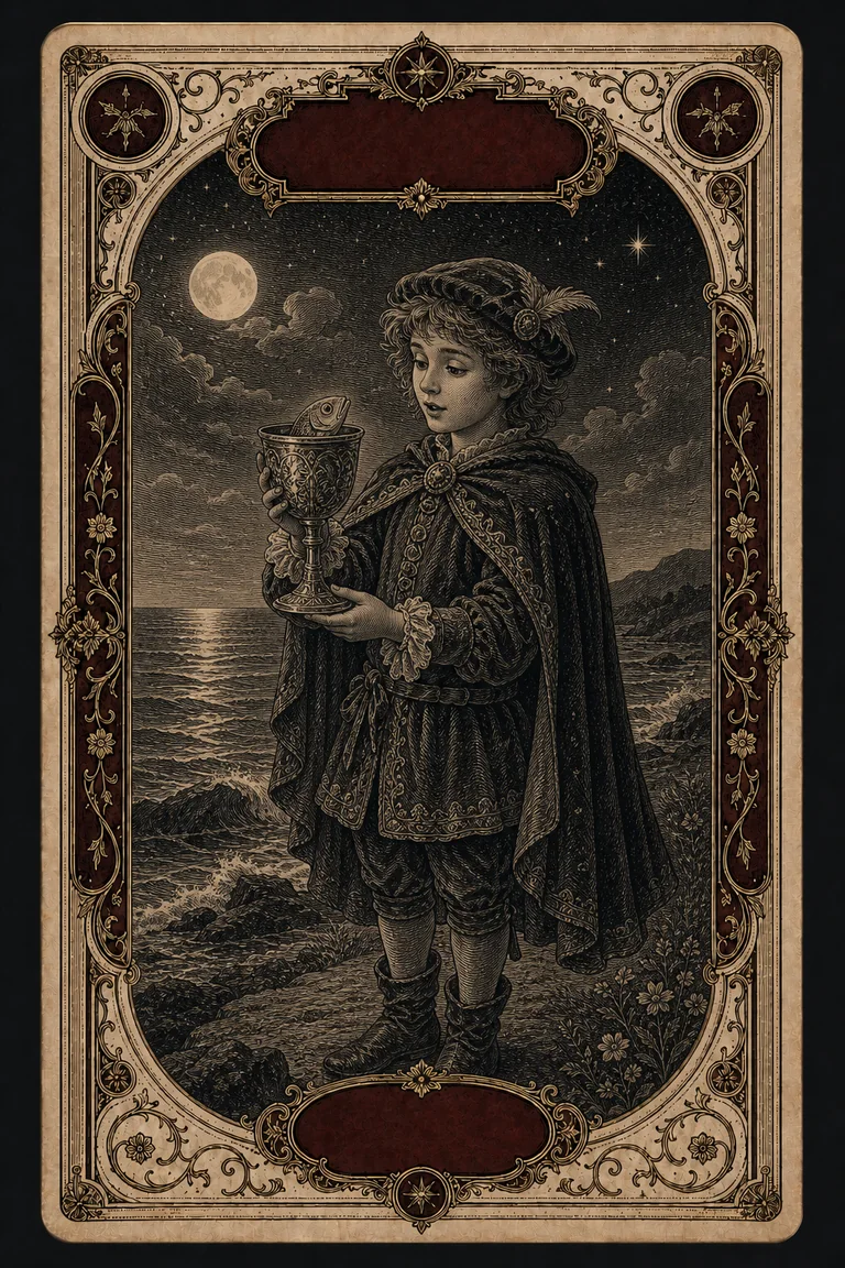 PAGE OF CUPS tarot card