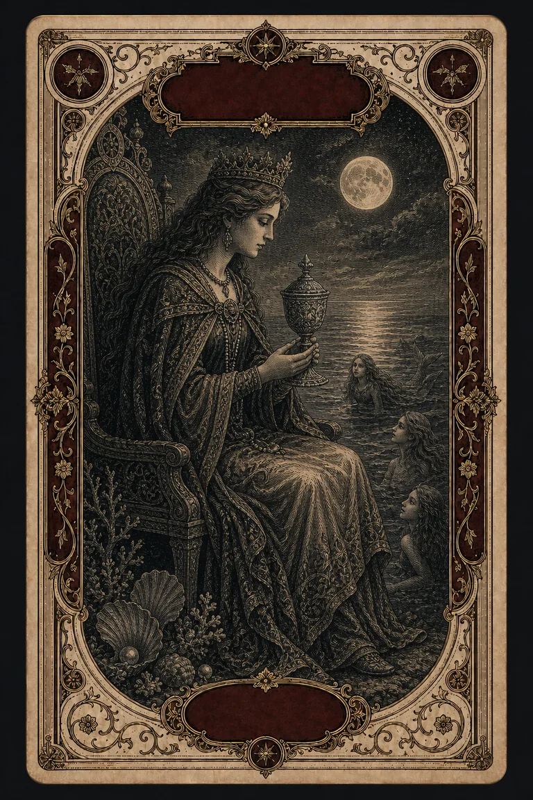 QUEEN OF CUPS tarot card
