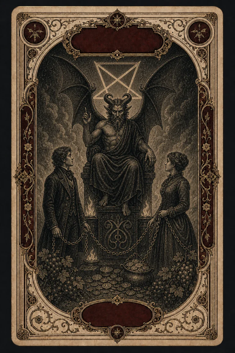 THE DEVIL tarot card