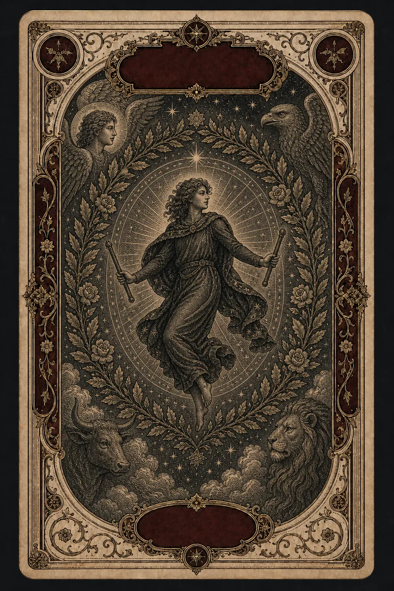 THE WORLD tarot card