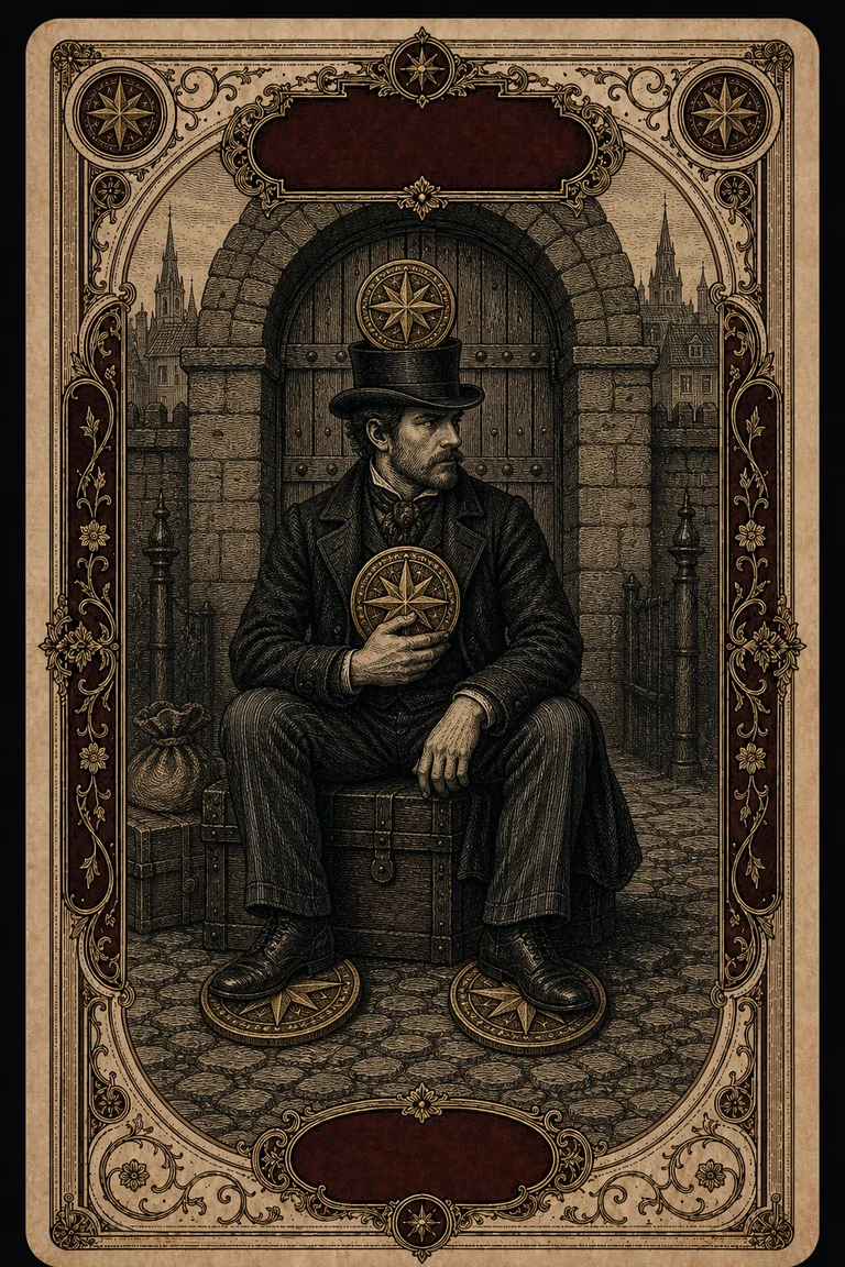 TWO OF PENTACLES tarot card