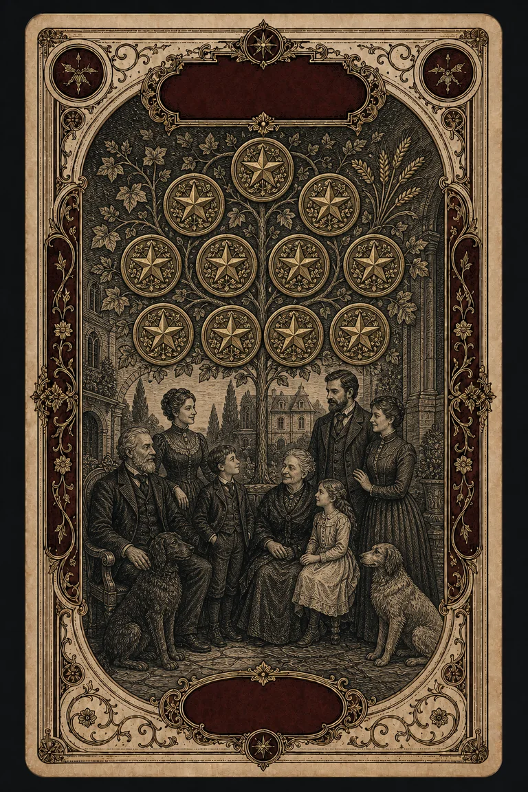 TEN OF PENTACLES tarot card
