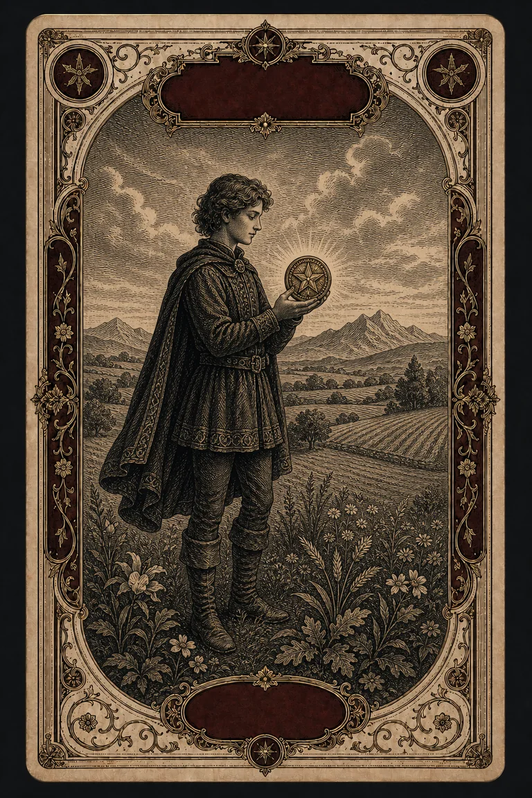 PAGE OF PENTACLES tarot card