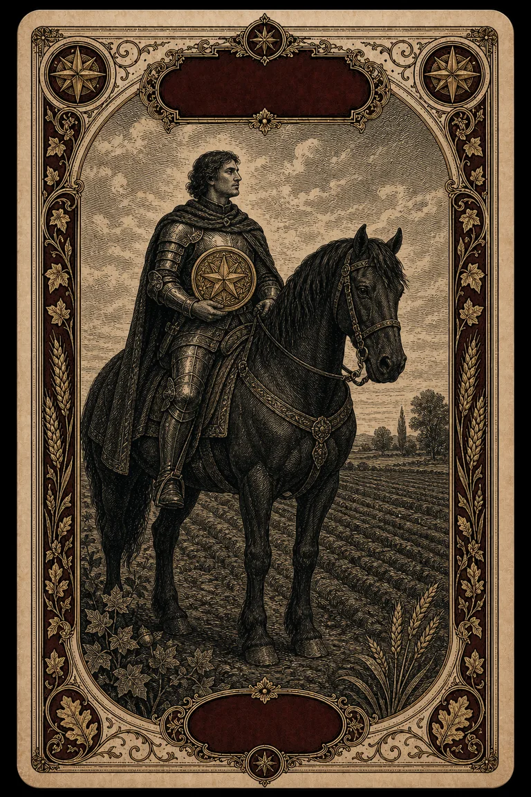 KNIGHT OF PENTACLES tarot card