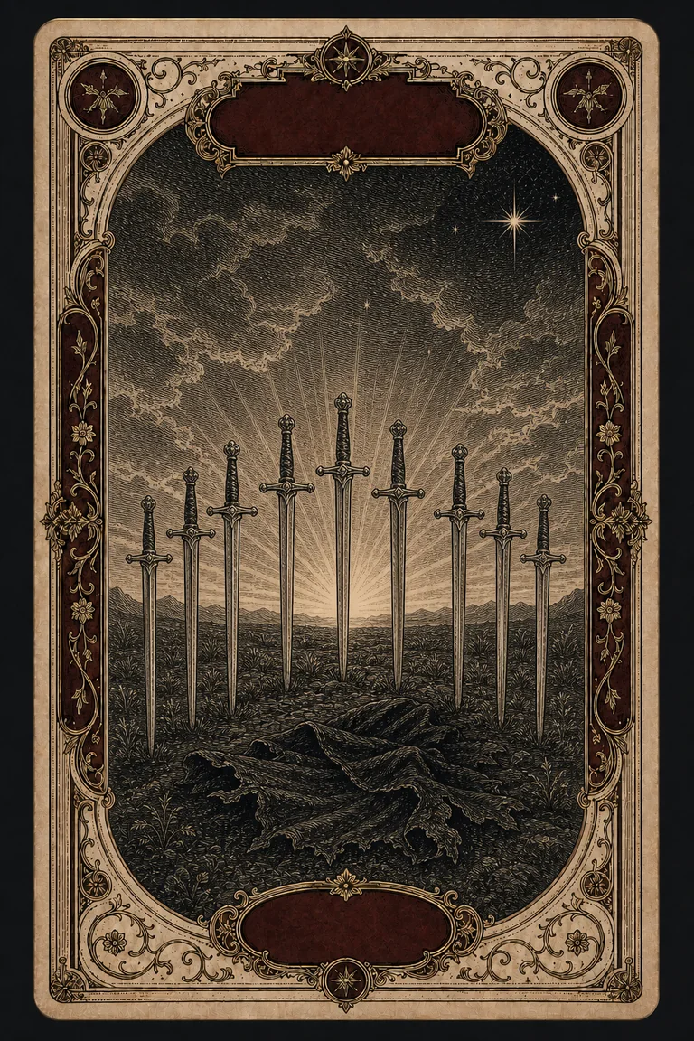 TEN OF SWORDS tarot card