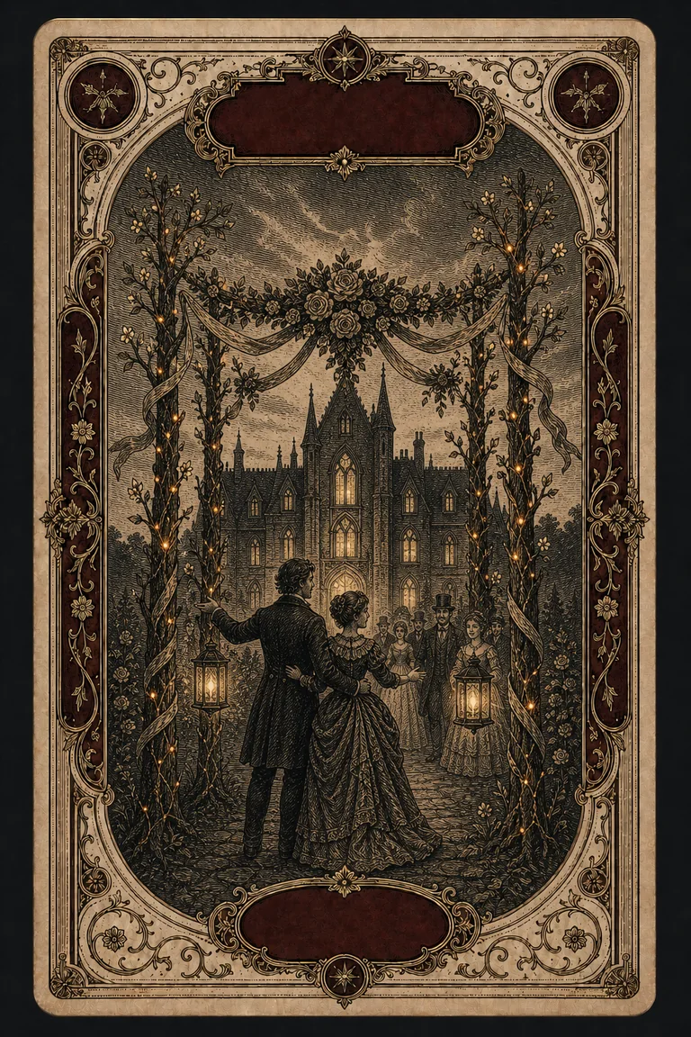 FOUR OF WANDS tarot card