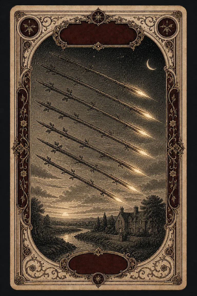 EIGHT OF WANDS tarot card